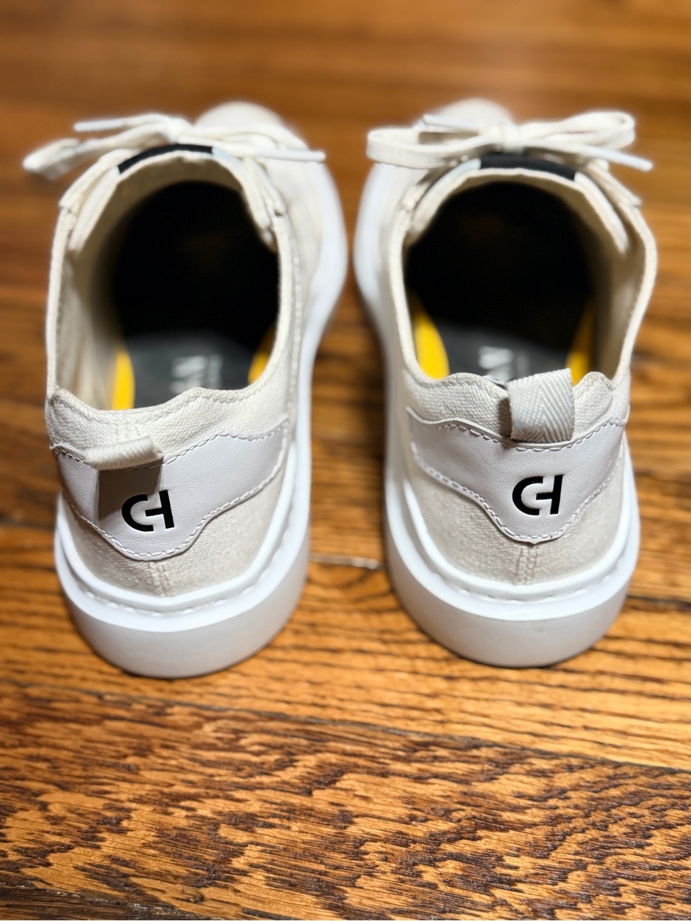 Cole Haan GrandPrø Wellesley Ivory Sneakers Women’s Size 8B W32328 - Picture 3 of 7